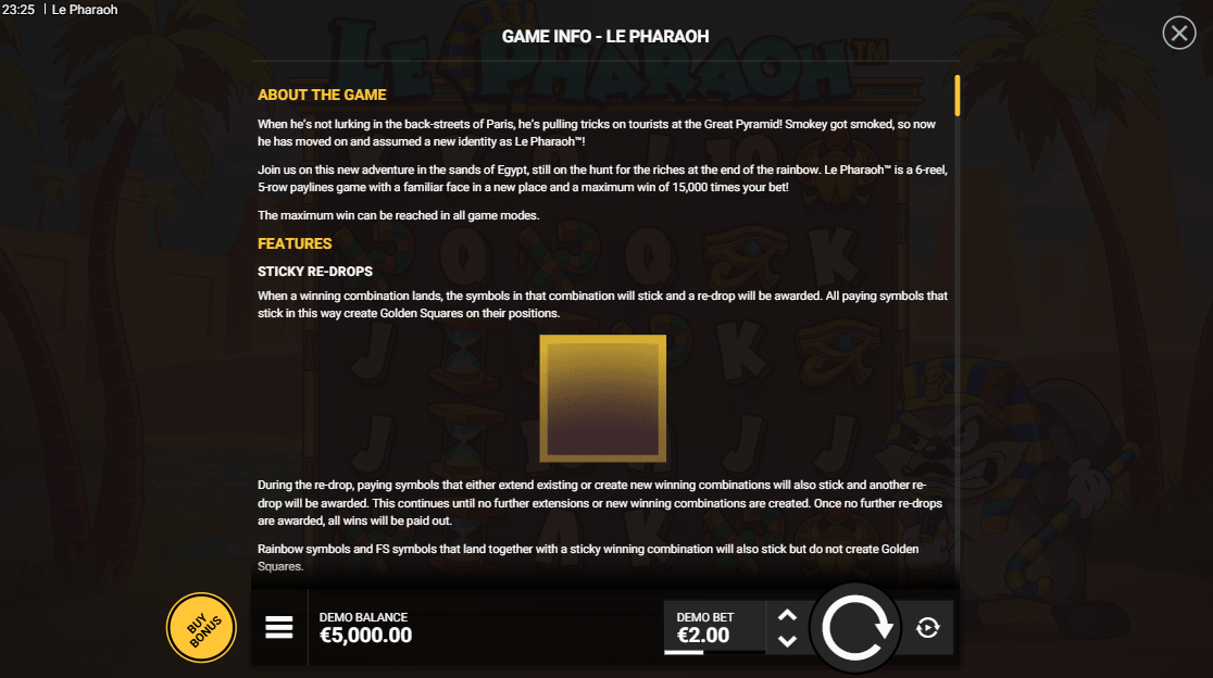 Le Pharaoh (Hacksaw Gaming) Image 2